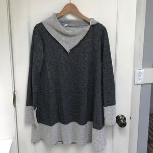 Pinkblush Sweaters - PinkBlush Maternity Tunic Sweatshirt, grey Pinkblush Sweaters - PinkBlush Maternity Tunic Sweatshirt, grey